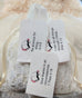 Scripture Tea Bags in Lace Sachet with Printed Bible Verses - Black Tea