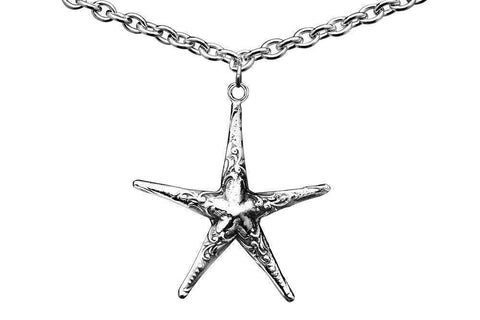 Sea Star Silver Spoon Necklace