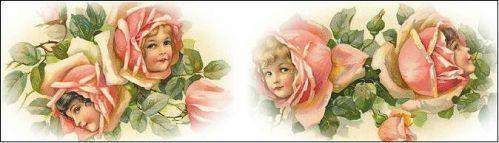 Set of 10 Quantity Bookmarks - Girls-Roses And Teacups