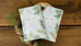 Set of 3 Balsam Fir Scented Envelope Sachets-Roses And Teacups