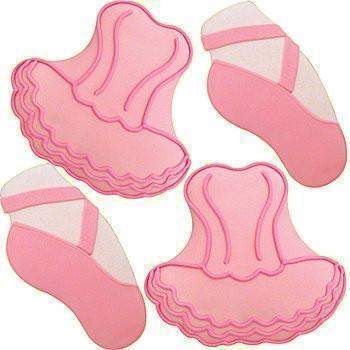 Set of 4 Large Ballet Cookies Individually Wrapped