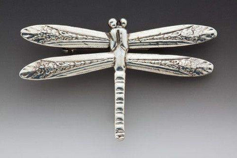 Silver Spoon Brooches - Dragonfly