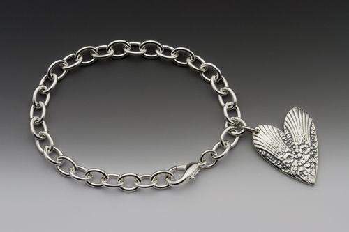 Silver Spoon Heart Bracelet - Cathy Ann