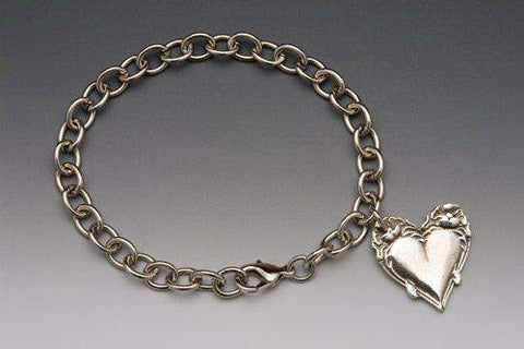 Silver Spoon Heart Bracelet - Victoria