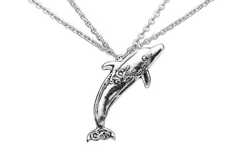 Silver Spoon Jewelry Dolphin Pendant Necklace