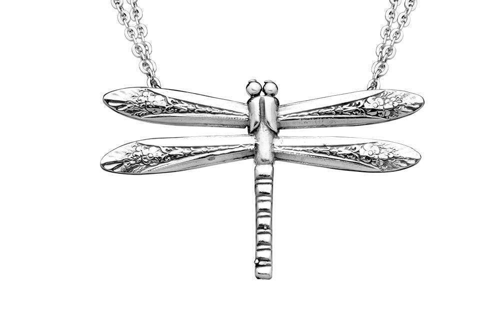 Silver Spoon Jewelry Dragonfly Pendant Necklace - Only 2 Left!