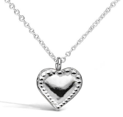 Silver Spoon Sterling Monterey Heart Necklace