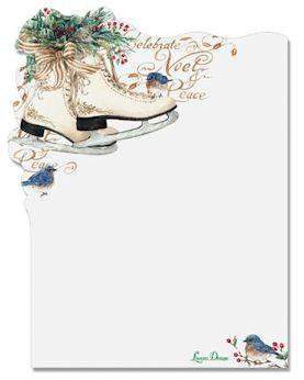 Skates Sticky Notes Pad-Roses And Teacups