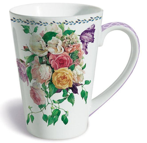 Tea Rose Cottage Porcelain Mug
