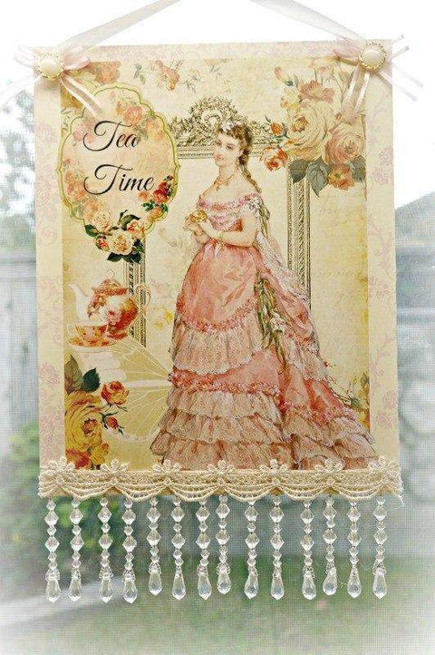 Tea Time A Wall Sign 8 x 13