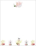 Teapot Letterhead and Envelopes-Roses And Teacups