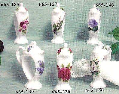 Teapot Porcelain Napkin Rings Set of 4 available in over 25 patterns