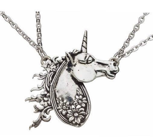 Unicorn Silver Spoon Creature Necklace