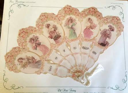 Victorian Fan Greeting Card Life's Special Gifts Ladies