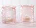 Vintage Pink Glass Tea Light Holders Wedding Tea Party Favors