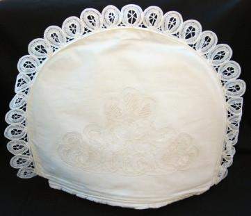 White Battenburg Lace Domed Tea Cozy with Removeable Liner - Only 6 Left!-Roses And Teacups