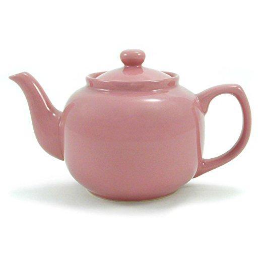 Windsor Ceramic 6 Cup Pink Teapot-Roses And Teacups