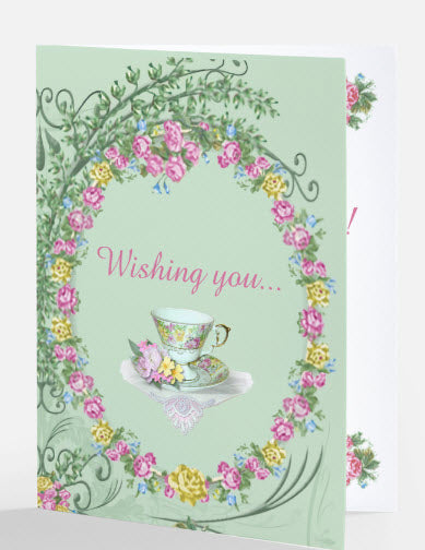 Wishing You a Lovely Day Greeting Cards