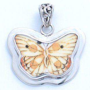 Yellow Butterfly Meadow Pendant