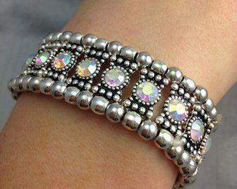 AB Crystal Stretch Bracelet