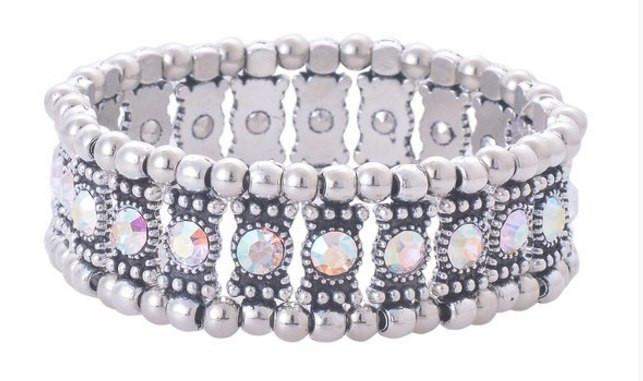 AB Crystal Stretch Bracelet