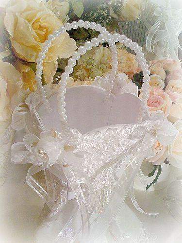 Bridal Elegance Flower Girl Basket