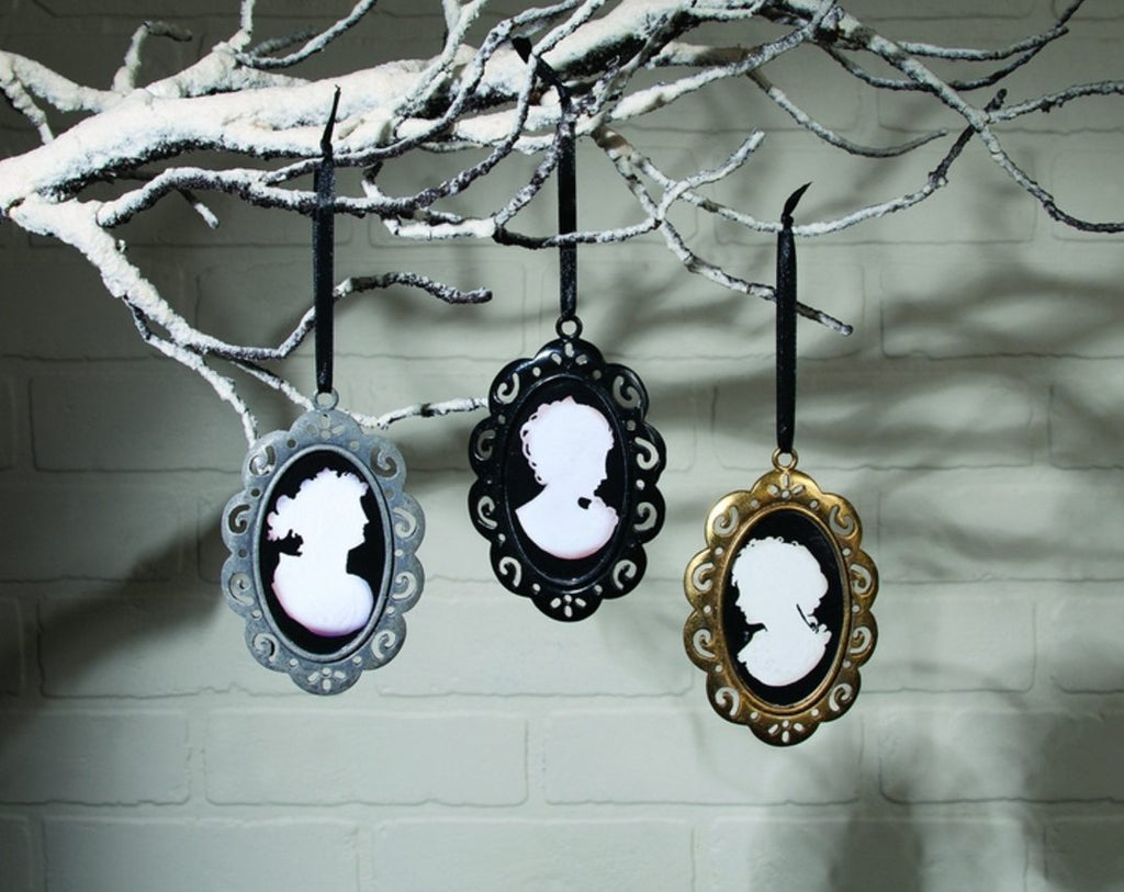 Cameo Ornaments Set of 3