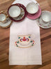 China Tea Cup Embroidered Tea Towel