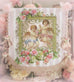 Crystal Roses Cherubs and Roses Wall Hanging