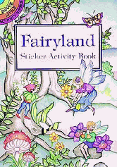 Fairyland Girls Tea Party Reusable Sticker Activity Set - Roses And Teacups 
