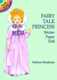 Fairytale Princess Girls Tea Party Reusable Sticker Activity Set - Roses And Teacups 