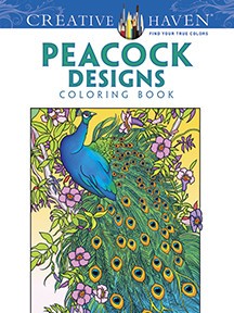 Peacocks Tea Party Activity Coloring  Book - Roses And Teacups 