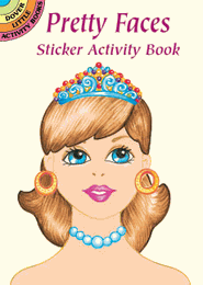 Pretty Faces Girls Tea Party Sticker Activity Set - Roses And Teacups 
