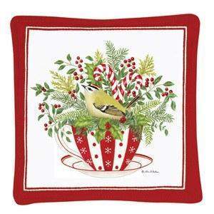 Holiday Tea Cup Spiced Mug and Tea Cup Mat