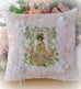 Lady with Chandeliers Crystal Roses Victorian Pillow