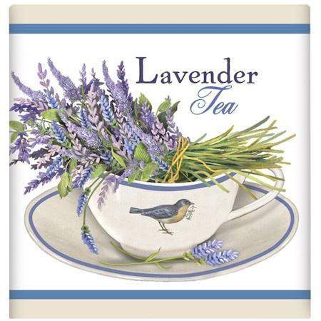 Lavender Tea Cup Tea Box Favor