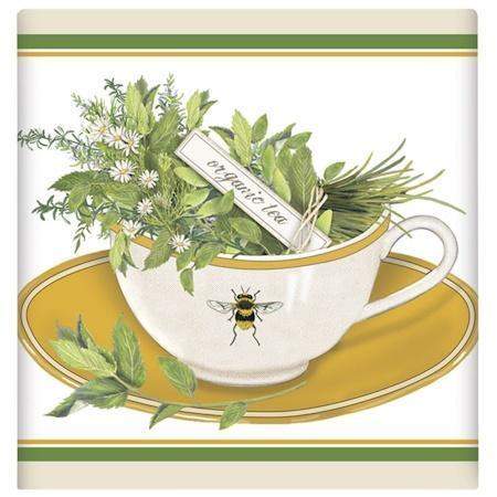 Mint Teacup Tea Box Favor