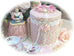 Pink Beaded Tea Caddy