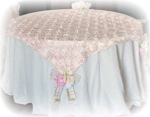 Rose Blush Table Topper