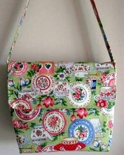 Spring Tea Party and Tulips Handbag - Only One Available!