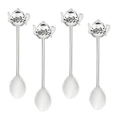 Zinc Teapot Spoons Set of 4 - Only 3 Left